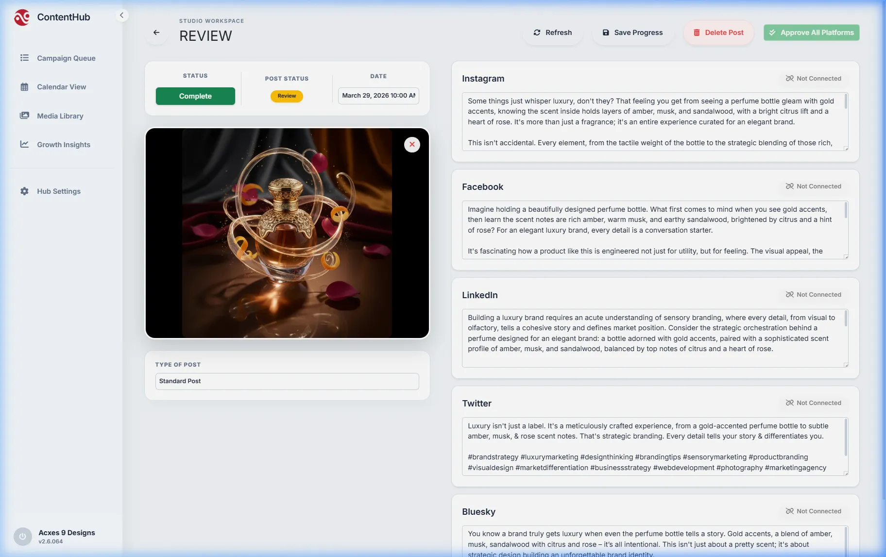Scent Studio - Final Social Handshake Audit