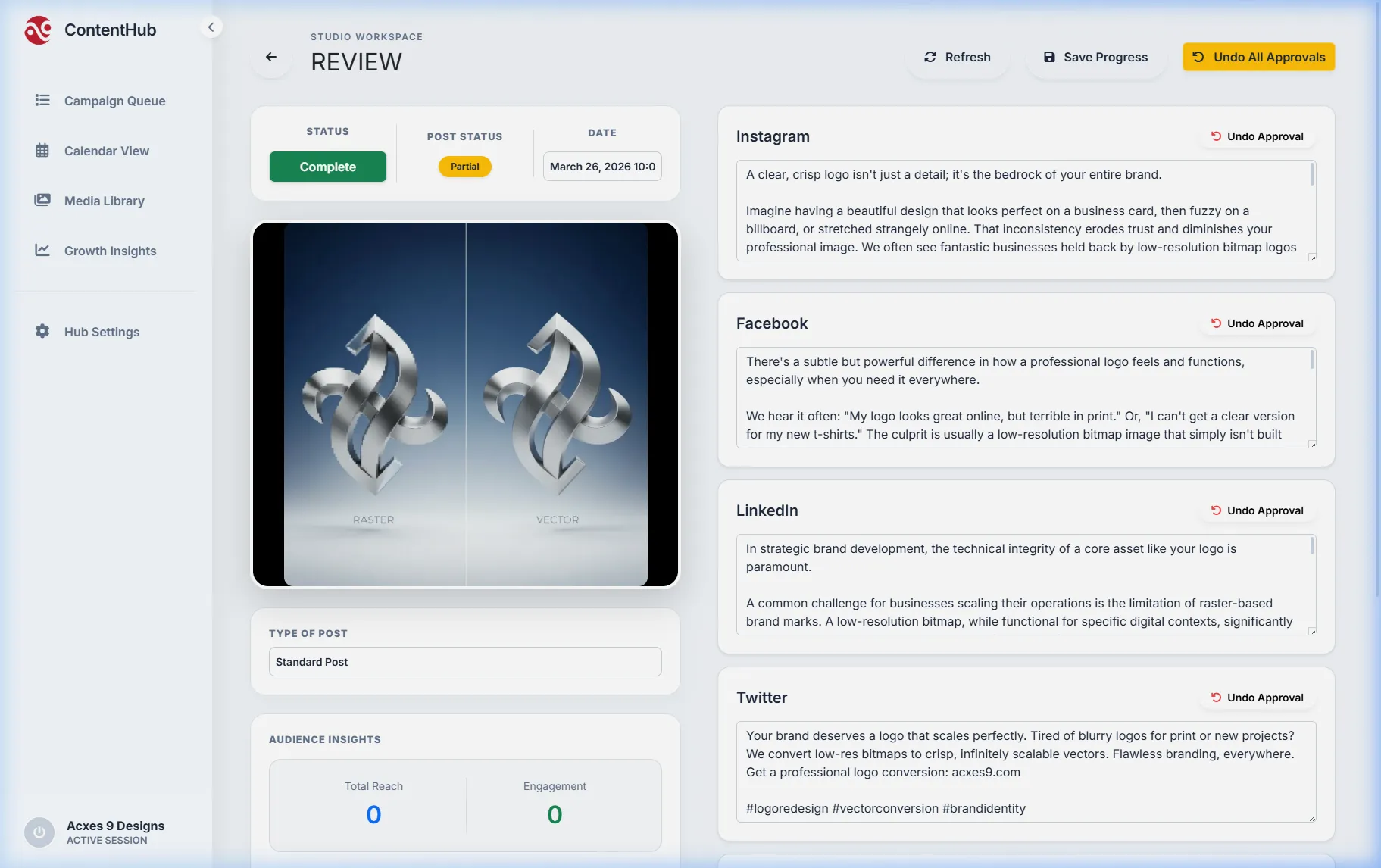 Kyroxity Content Studio - Professional Caption and Image Generator